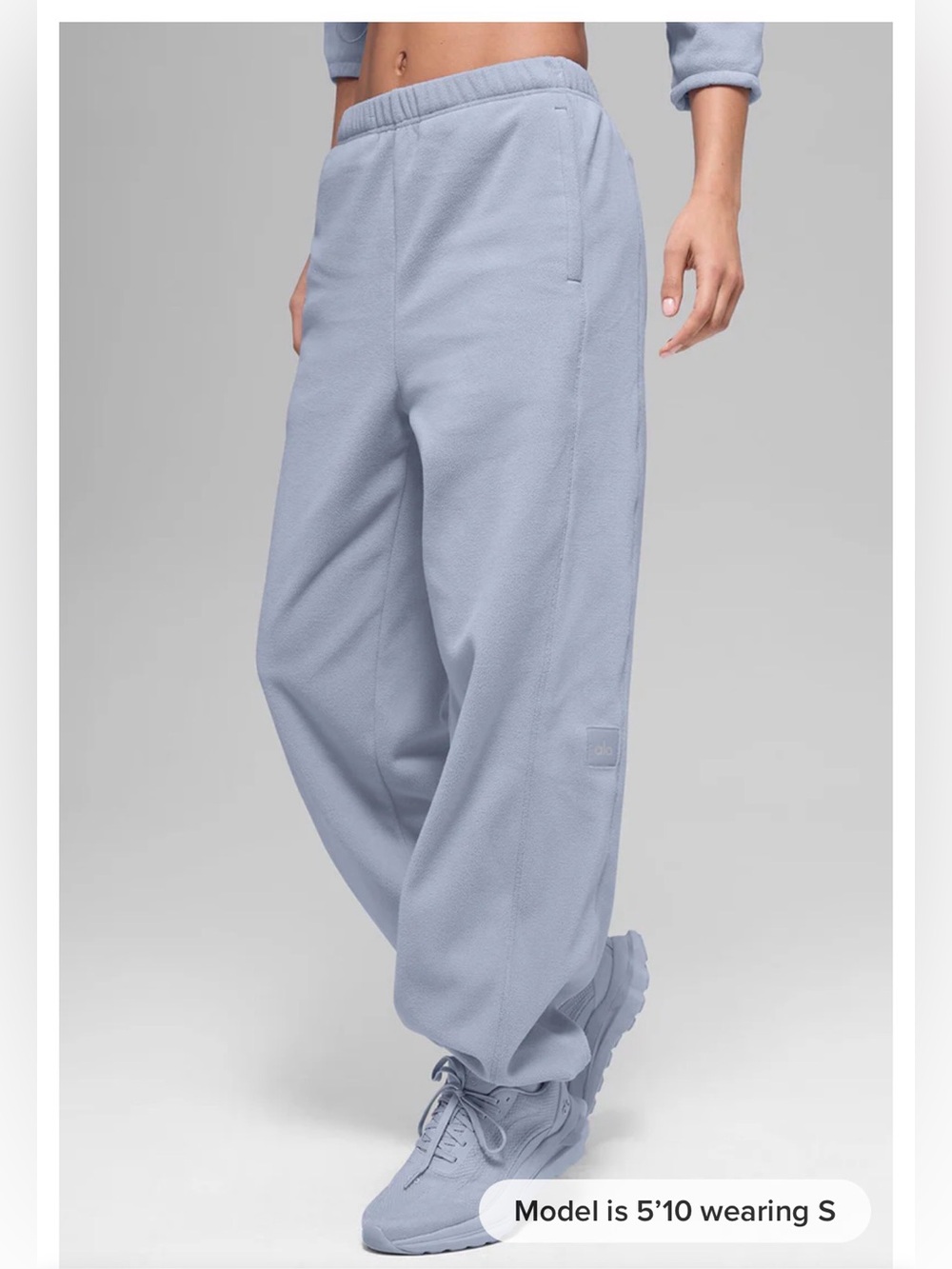 Alo Polar Fleece High-Waist Retreat Jogger